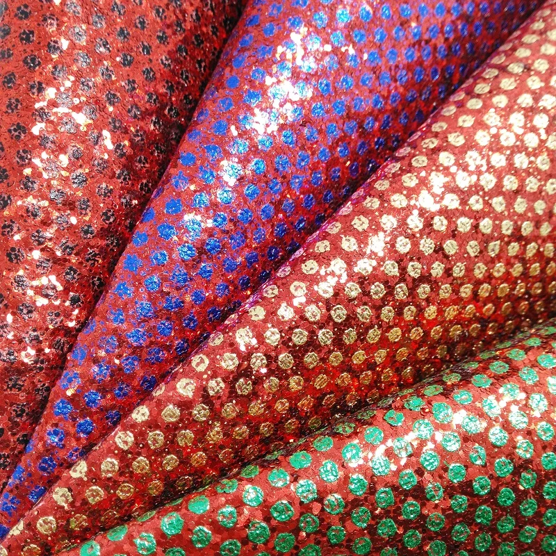 1PC 21X29CM Synthetic Letaher Cuero Sintetico Printed Glitter Leather Sheets For Making Bows Accessories 4S09A | Дом и сад