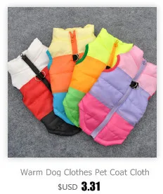 Warm Dog Clothes Small Dog Jumpsuits Soft Dog Pajamas Puppy Coat Outfits Winter Pet Clothes Chihuahua Yorkshire 9d30