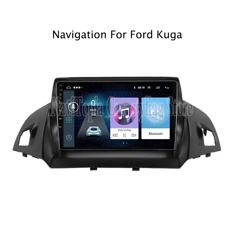 9 дюймов Android 9,0 автомагнитола gps навигация Мультимедиа Стерео dvd-плеер для Ford Kuga 2013