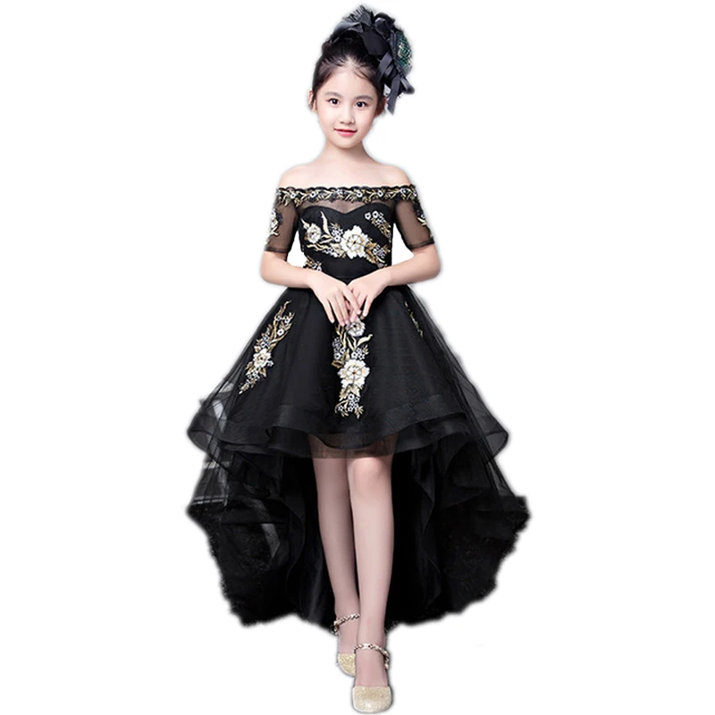 Gothic Flower Girl Dress