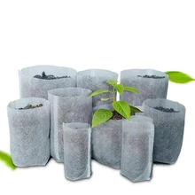 100 шт горшки из растительного волокна для рассады Садовые принадлежности могут повредить защиту окружающей среды 7x10 см