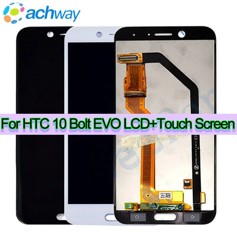 Для HTC 10 Bolt EVO ЖК-дисплей сенсорный экран дигитайзер для сборки 2560x1440 запасные