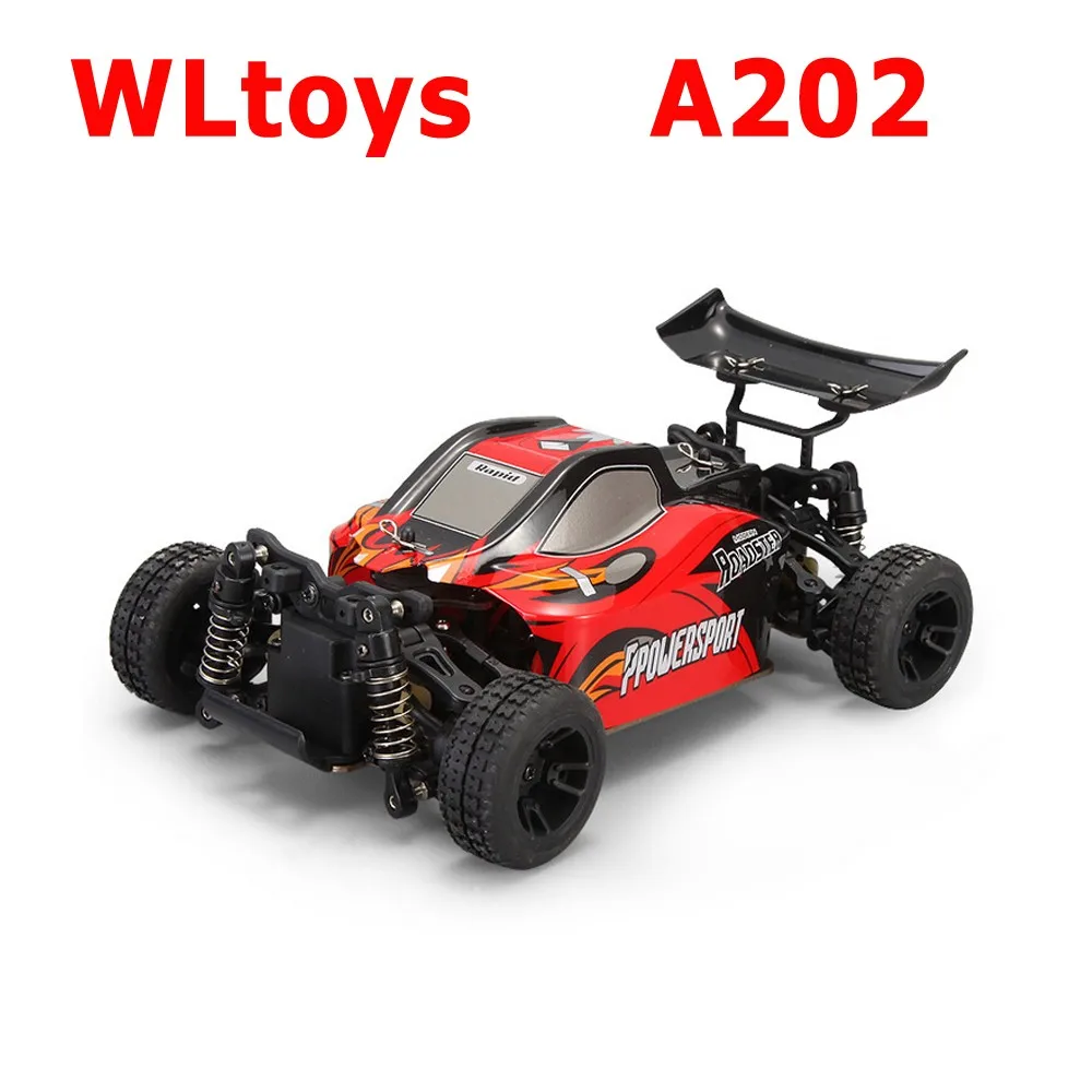 WLtoys A202 1/24 2,4G электрический шлифовальный станок для матовый 4WD Дистанционное управление автомобиль внедорожник Buggy RTR