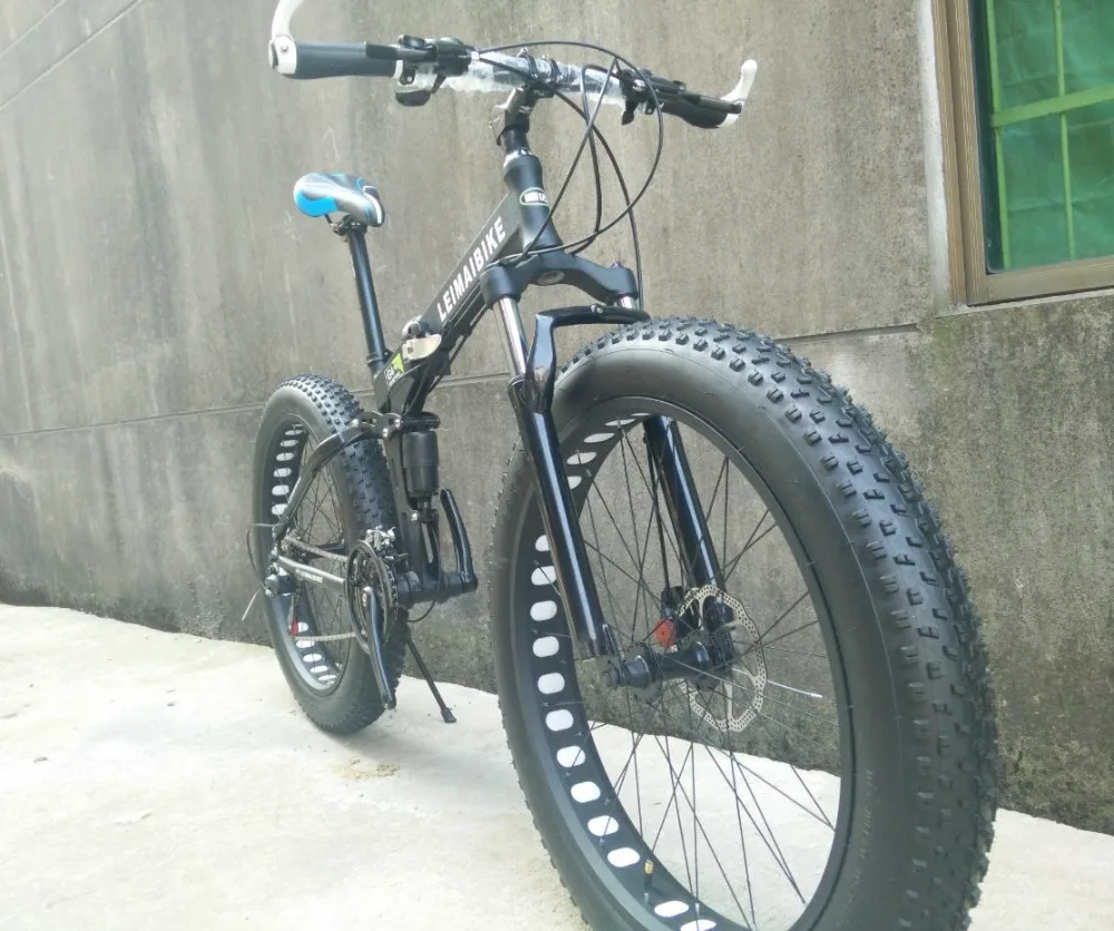 Sale Kalosse tyre dirt bike  26*17  , Snow  bicycle, fat bike 26er , 26*4.0 tires   21/24/27/30speed ,beach mountain bike 1