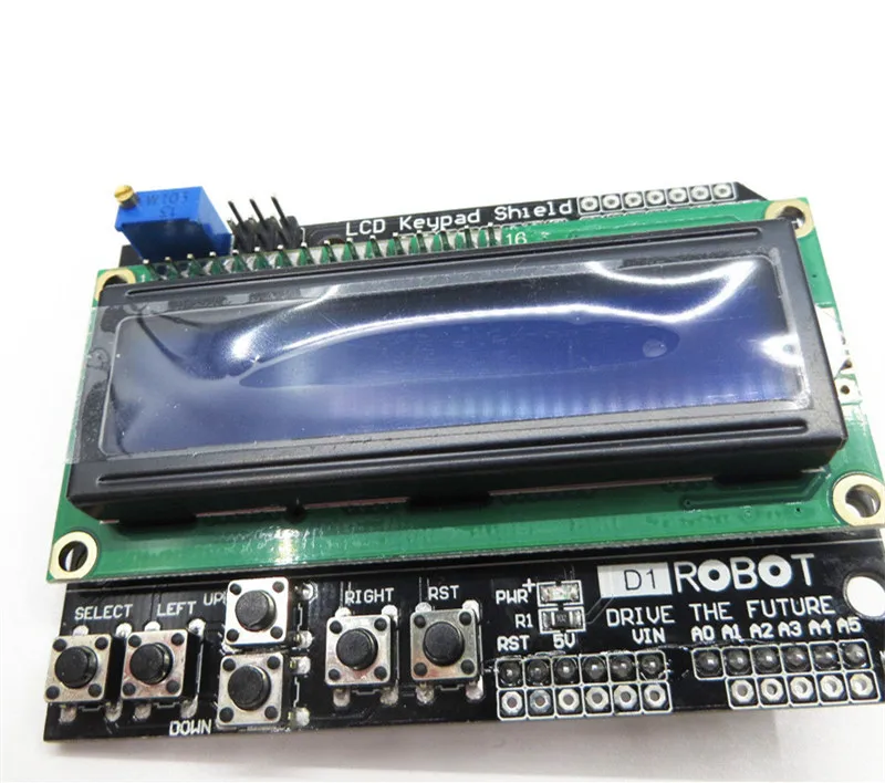 

LCD Keypad Shield of the LCD1602 character LCD input and output expansion board For arduino