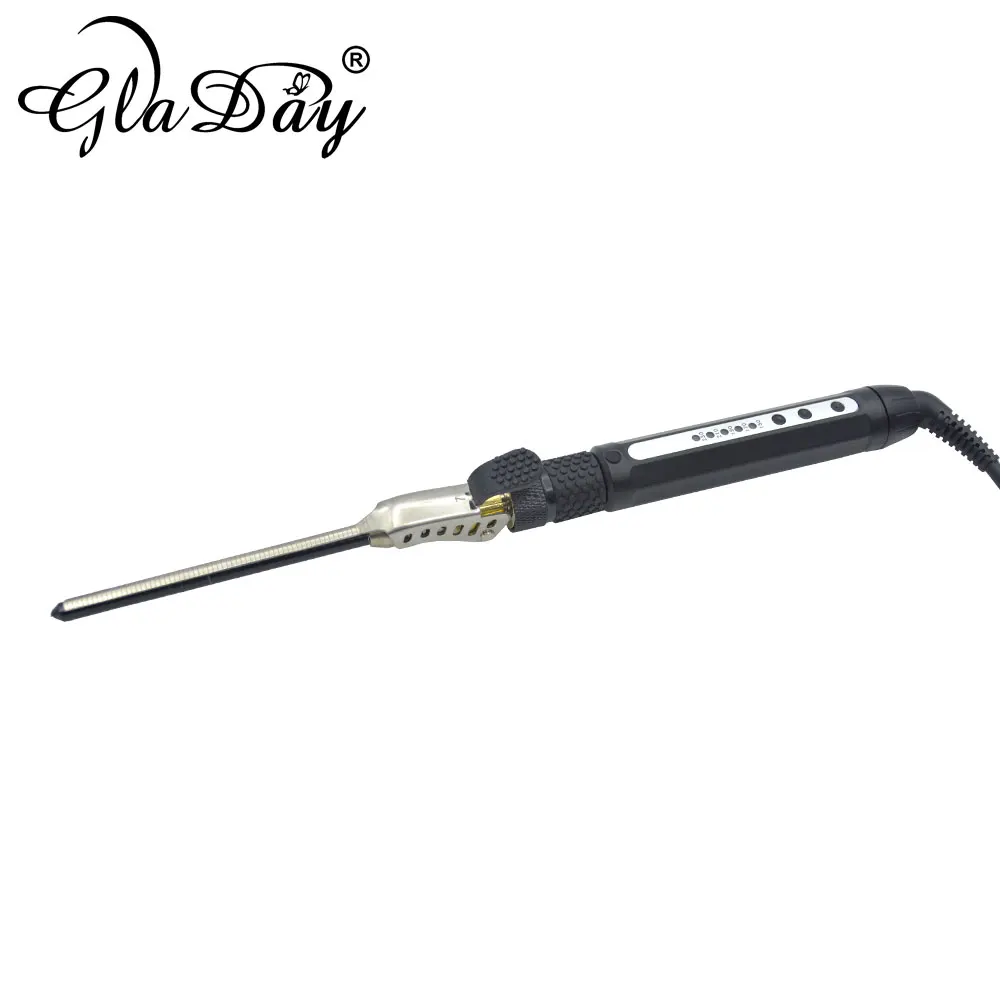 Hair Curler Hair Iron 7mm Ceramic Rotating 360 Degree