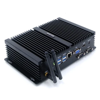 

HYSTOU 7Th Generation Kaby Lake Intel Core i5 7200U Fanless Mini PC Windows 10 Industrial Computer 2 COM VGA HDMI 4 USB 3.0