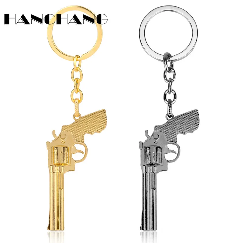 

Personalized Men Jewelry CS Game Keychain Weapons Gun Pendant Key Holder Male Metal Key Chain Trinket Chaveiro Accessories