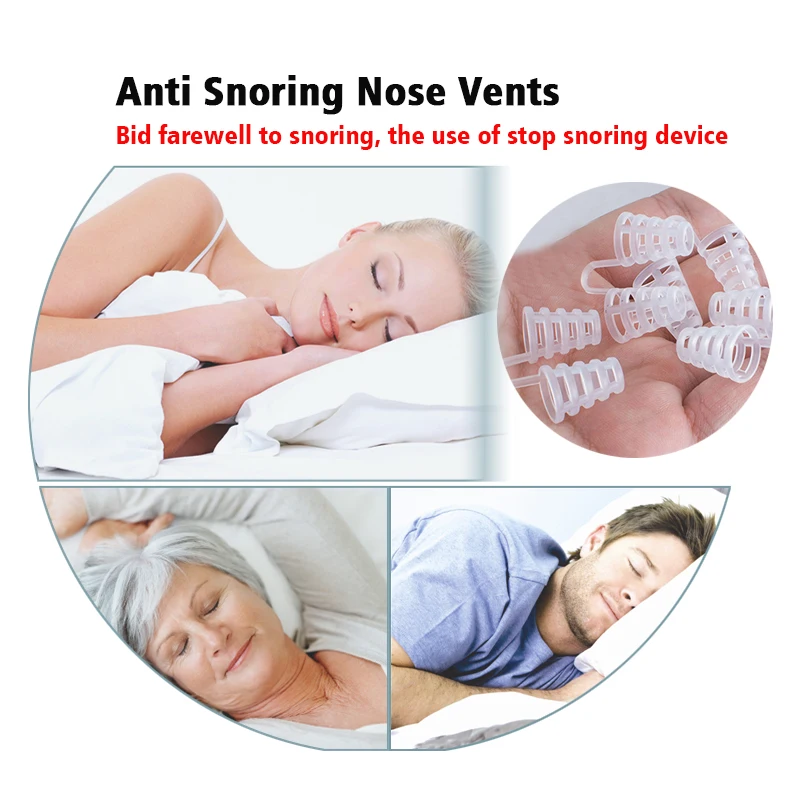 Anti Snoring Anti Snore Apnea Nose Clip Breathe Aid Stop Snore Device Sleeping Aid Equipment