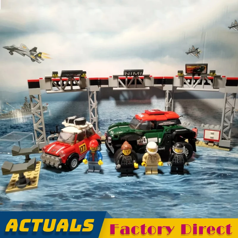 

1967 Mini Cooper S Rally and 2018 MINI John Cooper Works Buggy Building Blocks Racing Car Bricks Toy Compatible legoed 75894