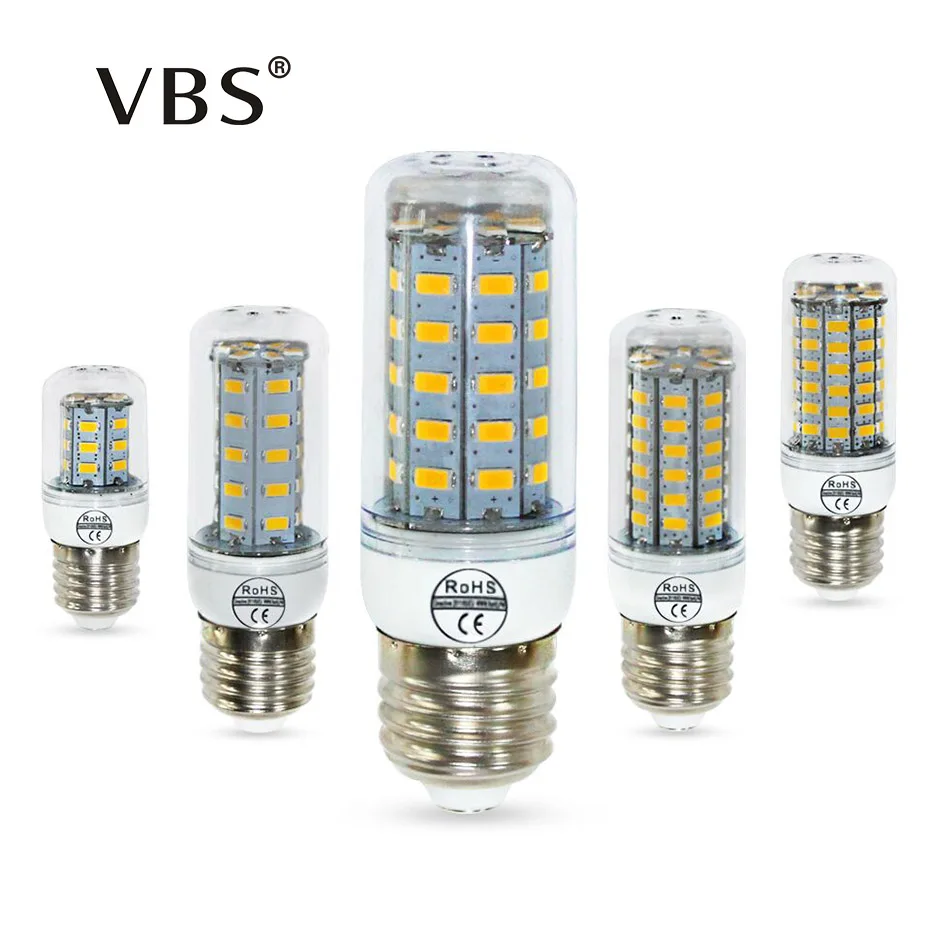 

E14 LED 220v LED Bulb Light 24 36 48 56 69 Leds Lampada Spotlight 360 Degrees Lighting Warm white/Cold white led bulbs for house