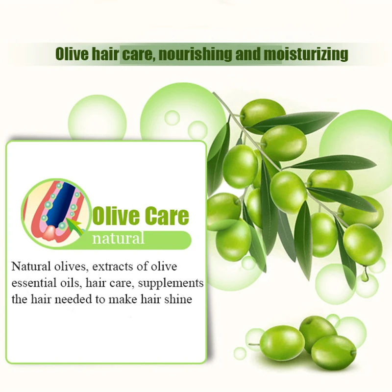 BIOAQUA 400ML Extract Olive Essence Curl Enhancer Curls Styling Elastin Lasting Moisture Improve Frizz Easy To Stereotypes