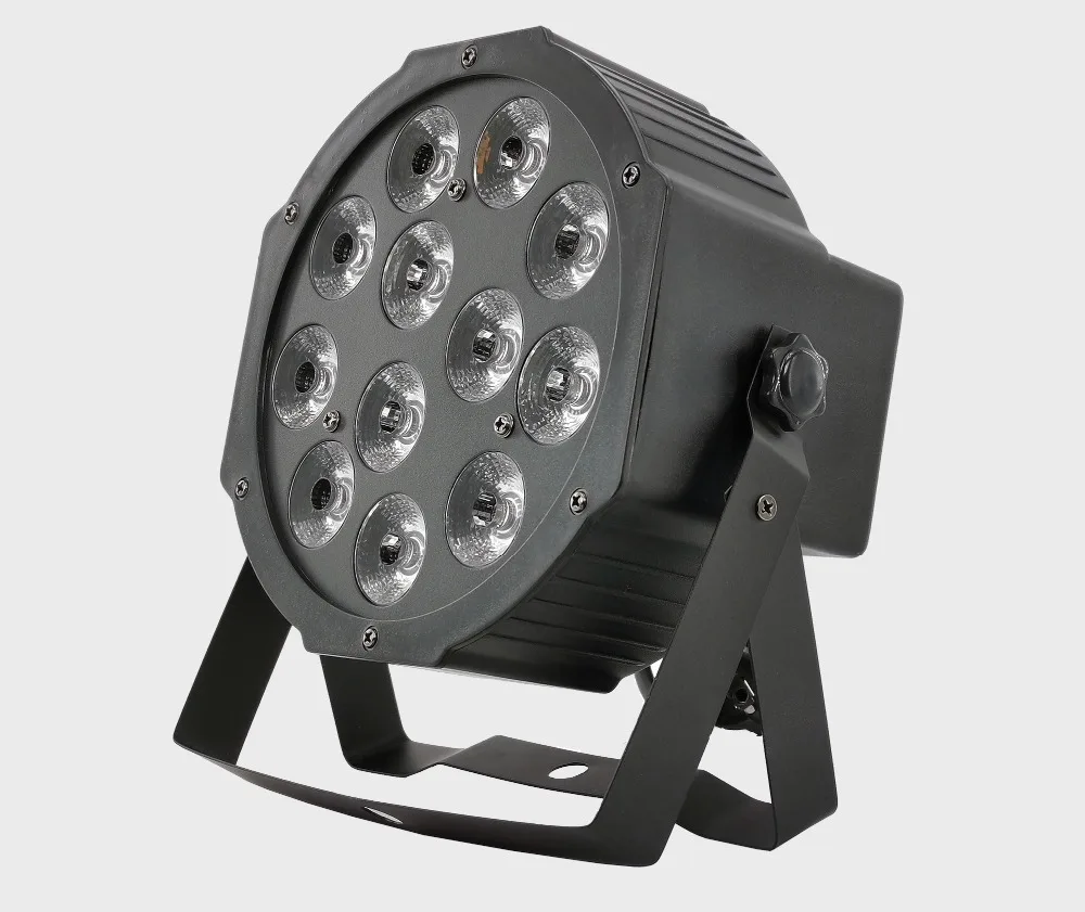 12x12 Вт led Par огни RGBW 4в1 плоский par led dmx512 Дискотека профессиональный сценический dj оборудование