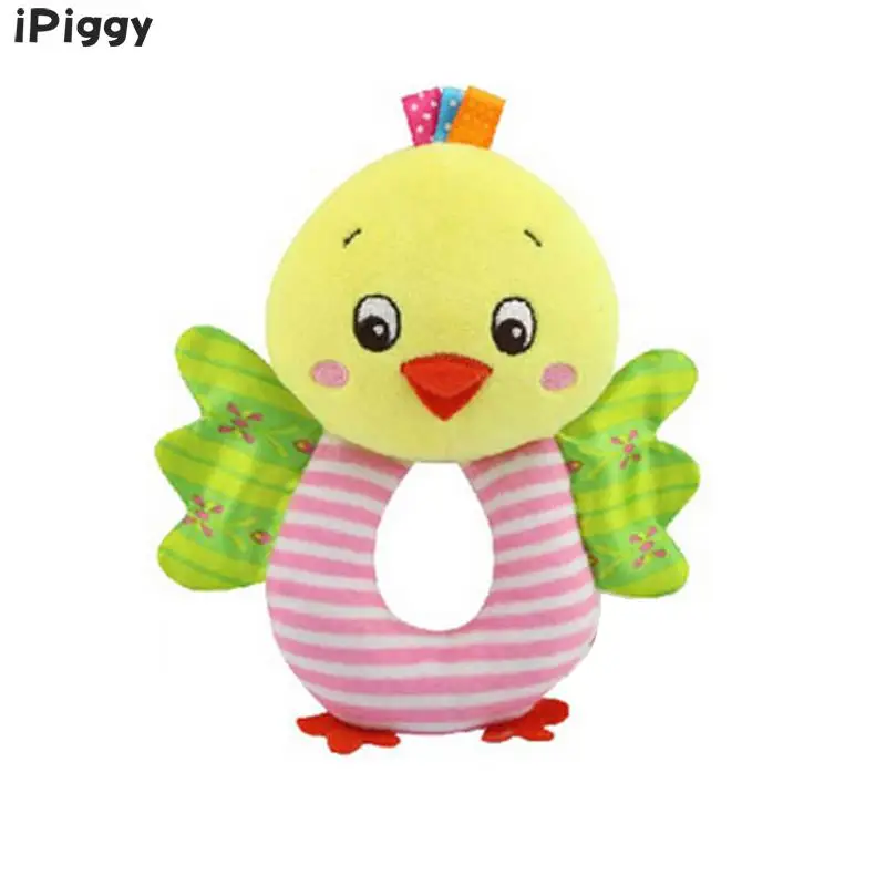 IPiggy, игрушки для новорожденных, Мультяшные животные, Сова/слон, погремушки для маленьких мальчиков и девочек, колокольчик, плюшевые игрушки для малышей, jouet enfant