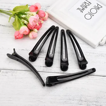 

12 Pcs Multicolor Plastic Duck Teeth Hair Clips Hairdressing Salon Hairpins Non Slip Fashion Christmas Gift F11.19