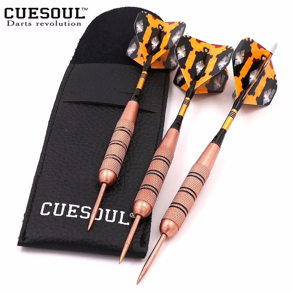 Cuesoul Brass Barrels Nickle Planting Darts Professional Steel Tip