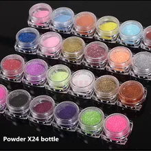 1 набор, мерцающий блеск, 24 цвета, порошок, хна, набор для татуировки, Временный, красота, искусство, трафарет для макияжа, кисть, клей, алмаз, Farbe, краска для тела