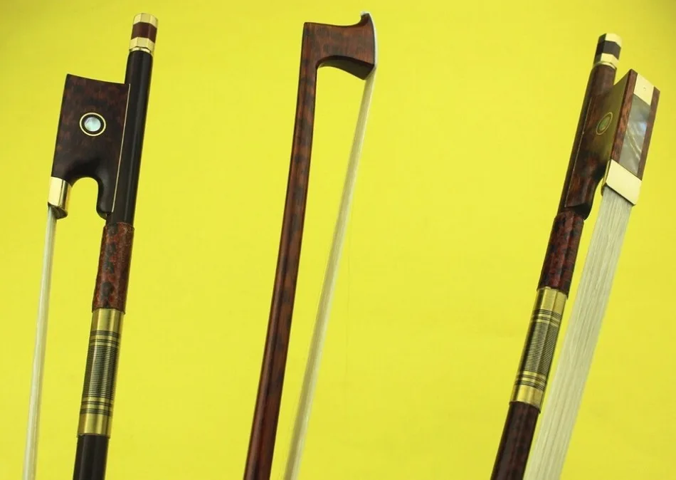

1pc Professional 4/4 snakewood violin bow .violin accessories