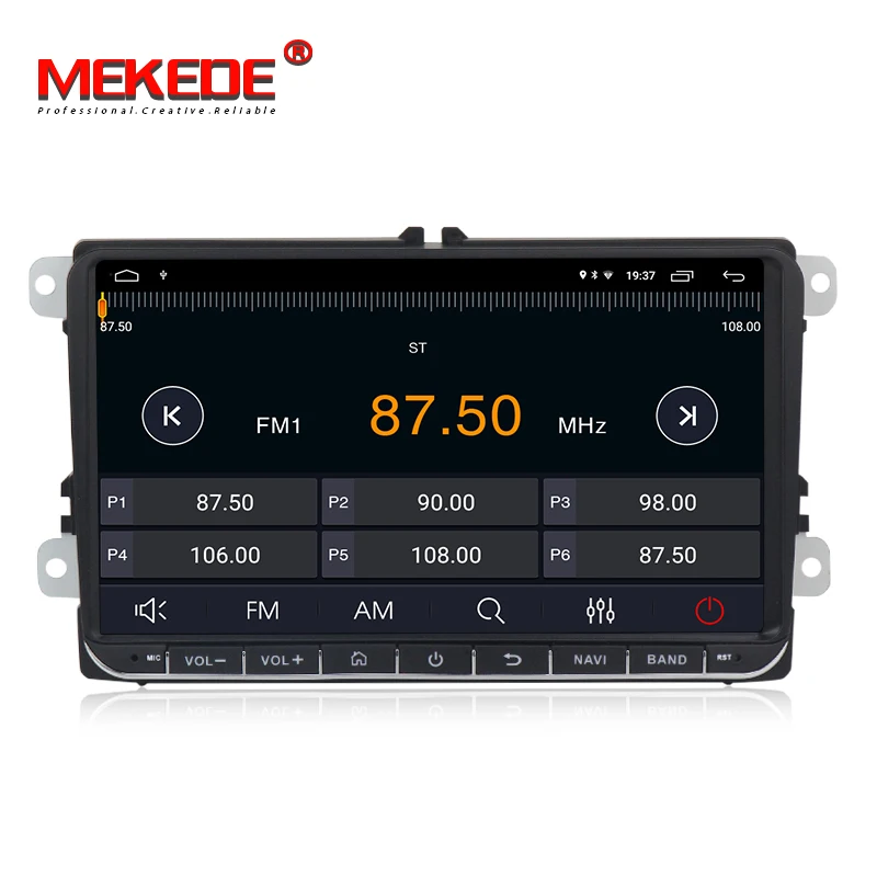 Perfect MEKEDE Android 9.1 2+32G Car Multimedia player  For Volkswagen Golf/Polo/Tiguan/Passat/b7/b6/SEAT/leon/Skoda/Octavia Radio GPS 2