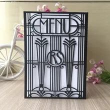 100 шт./лот на заказ Алфавит промышленных свадебные приглашения карты простой Пригласительные открытки для бизнеса применяются к современной молодежи