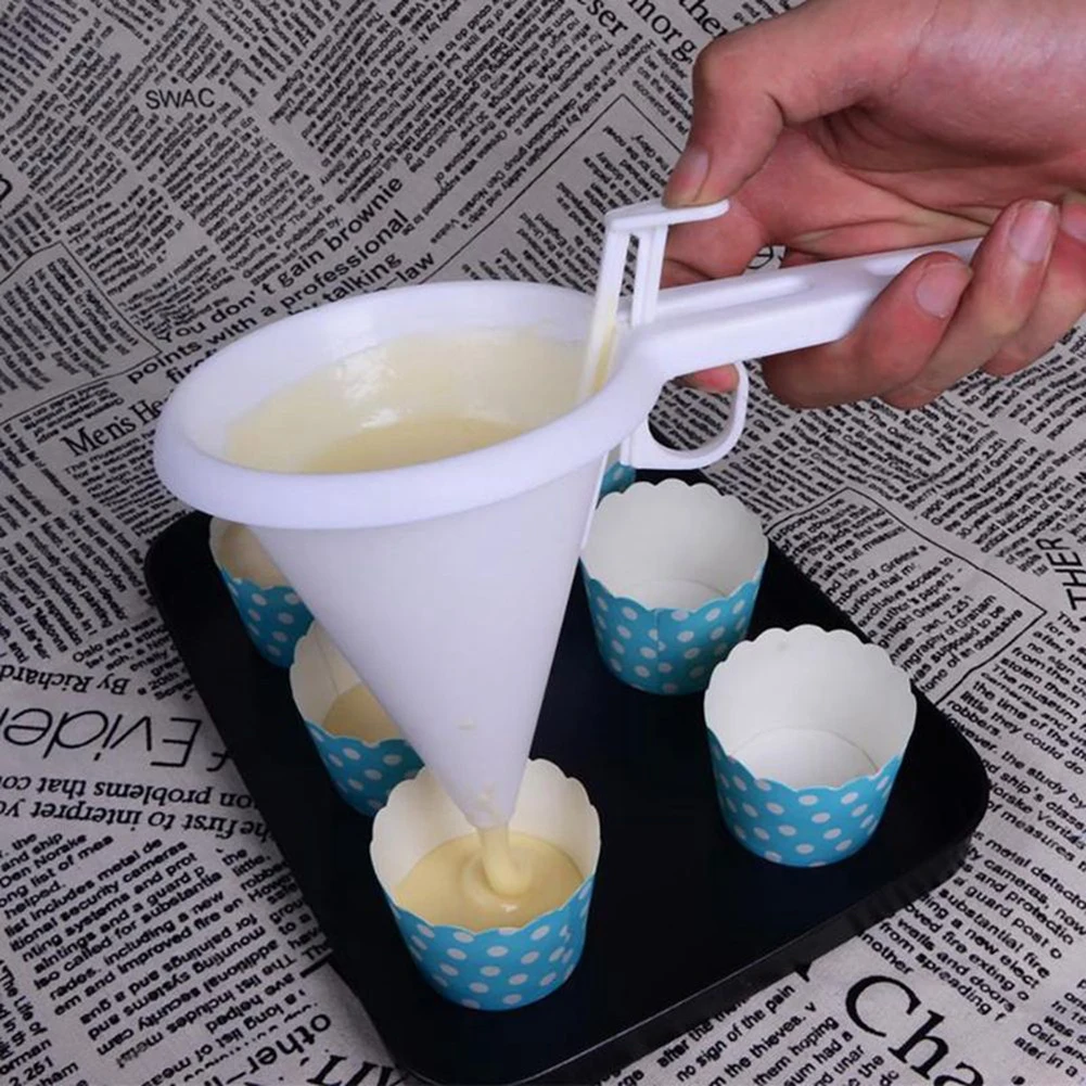 

Cream Chocolate Funnel for Baking Cake Decorating pastry Batter Dispenser Candy Cake Kitchen Utensils Funnel Tools