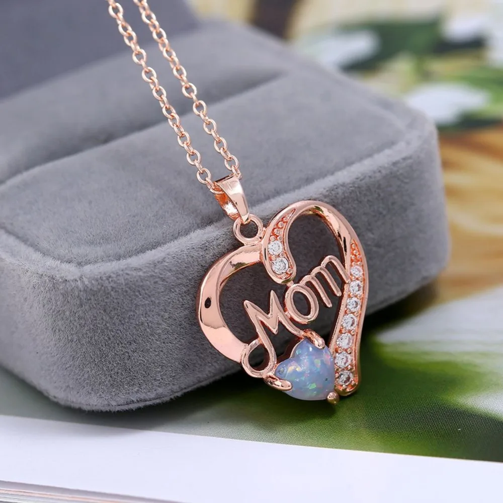 

Women's Heart Pendant Love Necklace Jewelry For Mom