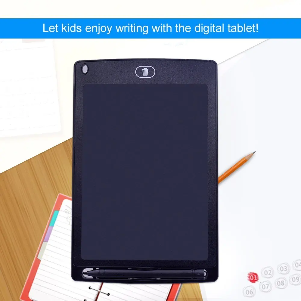 ポータブル 8.5 インチ液晶ライティングタブレットデジタルグラフィック描画タブレットボード電子手書きパッド + 子供のためやオフィス|デジタル錠|  - AliExpress