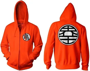 

Dragon Ball Z Goku Kame Symbol DBZ Zip Hoodie Jacket Coat Cosplay Costume Wear US Size