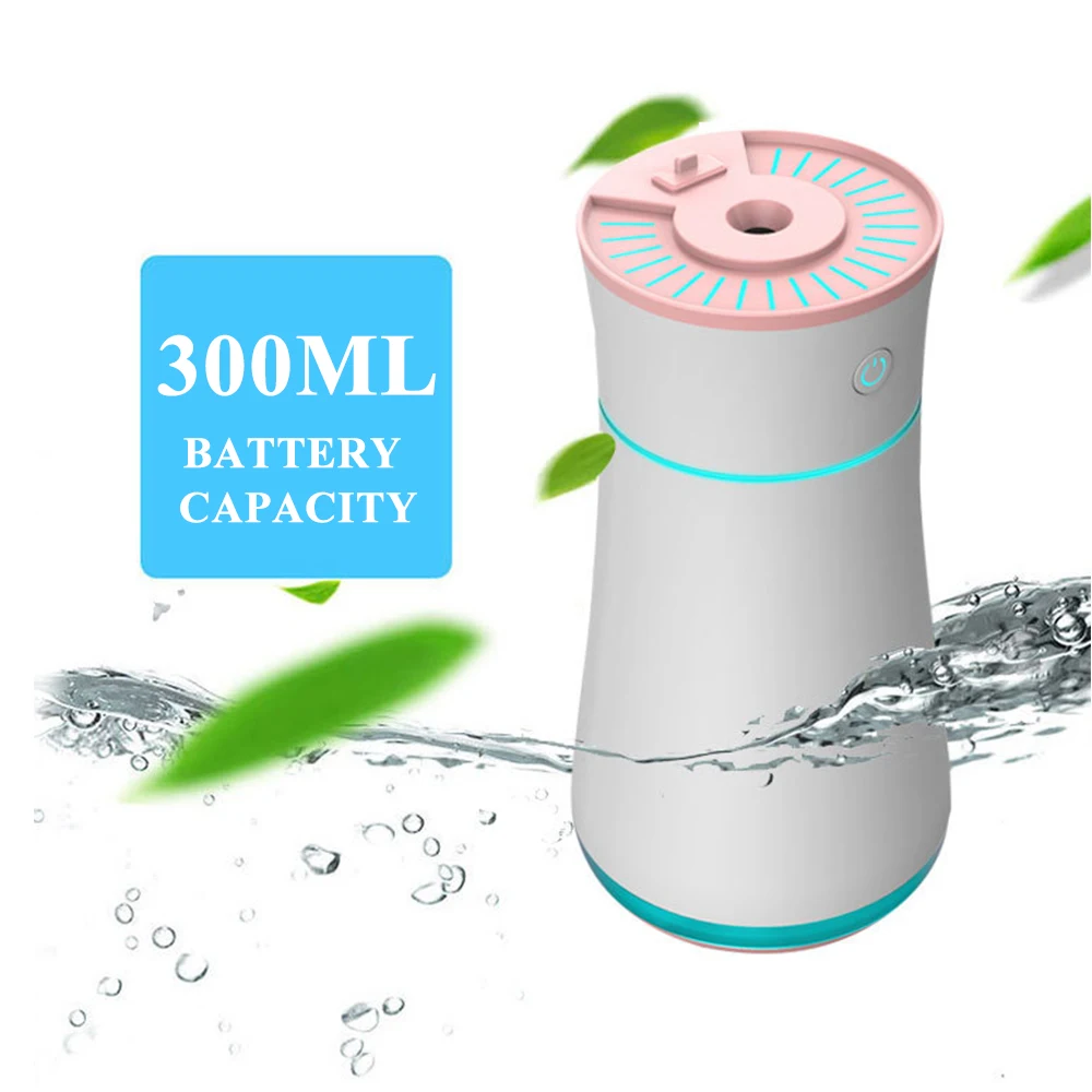 

300ML Ultrasonic Air Household USB Vehicle Humidifier Aroma Oil Water Diffuser with Night Lamp Light LED Lamp