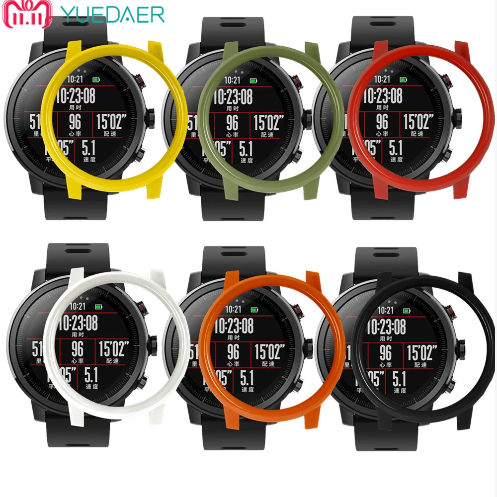 Защитный чехол YUEDAER для Xiaomi Huami Amazfit Stratos 2/2 s, цветной Жесткий Чехол-бампер для Amazfit Stratos 2 Coques