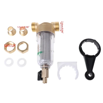 

1 Inch 4 Points Prefilter Stainless Steel Water Purifier Mesh Copper Tap Faucet