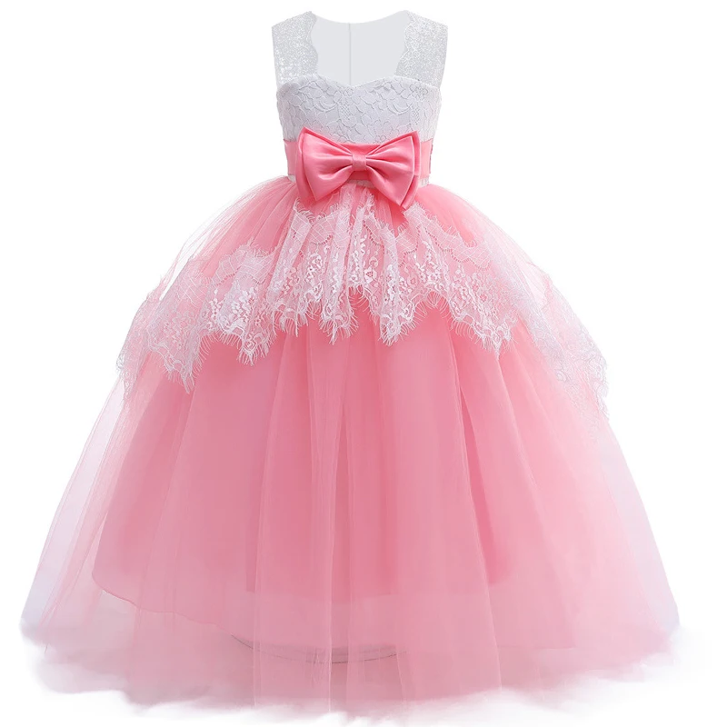 

Flower Girl Wedding Dress Princess Formal Prom Party Kids Dresses For Girls Children Communion Gown Teenage Clothes 10 12 Years