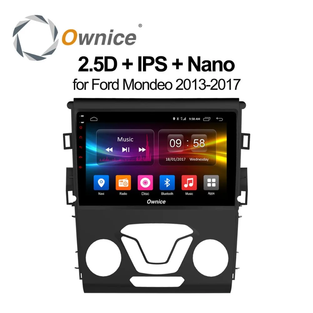 Ownice 2G RAM 4G SIM LTE Android8.1 для Ford Mondeo 2013 автомобильный dvd плеер GPS карта DVR камера TPMS OBD2