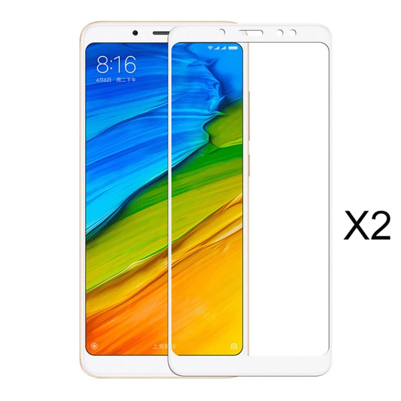 mobile phone screen protector Full Glass For Xiaomi Redmi Note 5 Tempered Glass For Xiao Redmi Note 5 Screen Protector Full Glue Hard HD Film For Redmi Note 5 phone screen cover Screen Protectors