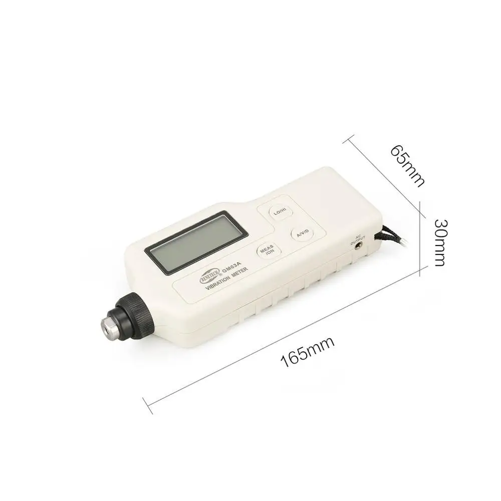 Дизайн GM63A Портативный цифровой Виброметр ручной Виброметр тестер прибор для измерения анализатор вибрации измерительный прибор