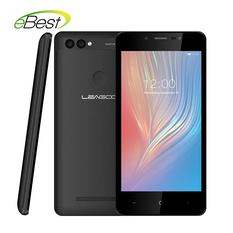 

LEAGOO POWER 2 SmartPhone 5.0'' HD MT6580A Quad Core 2GB 16GB 3200mAh Dual Rear cameras Fingerprint ID Touch Android Cellphone