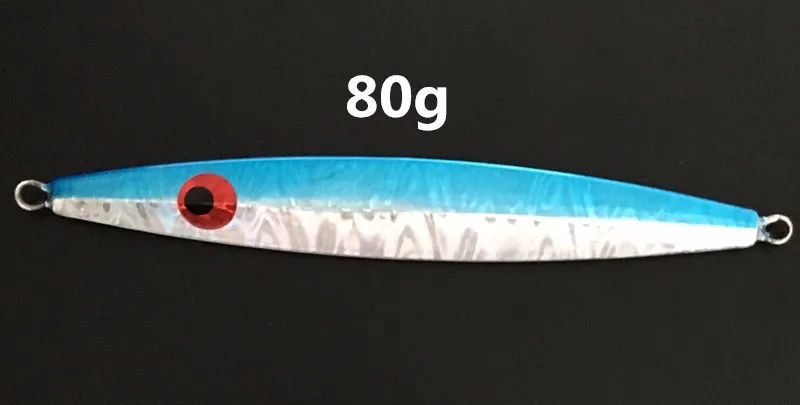 1 шт./лот 60 г 80gknife джиггинг металлическая ложка высокое качество VIB искусственная приманка лодка рыболовные приманки свинцовая рыба