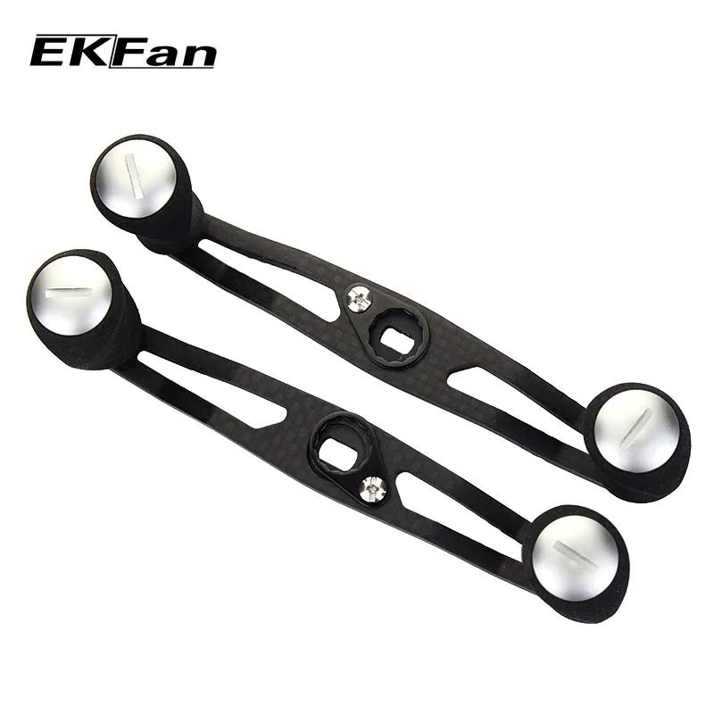 

EKFan 7*4mm 8*5mm Carbon Fiber Fishing Reel Handle EVA Knobs For Baitcasting Fishing Reel Rocker Spinning Reel Handle