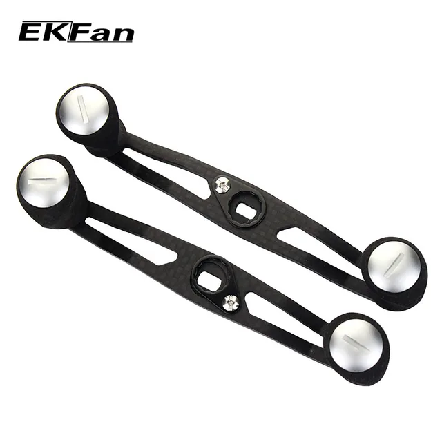 EKFAN 7*4mm 8*5mm Carbon Fiber Fishing Reel Handle EVA Knobs For
