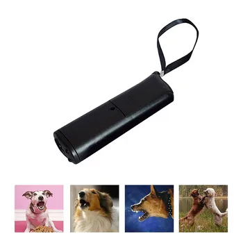 

Pet Dog Repeller Anti Barking Stop Bark Training Device Trainer LED Ultrasonic 3 In 1 Anti Barking Ultrasonic Without Battery