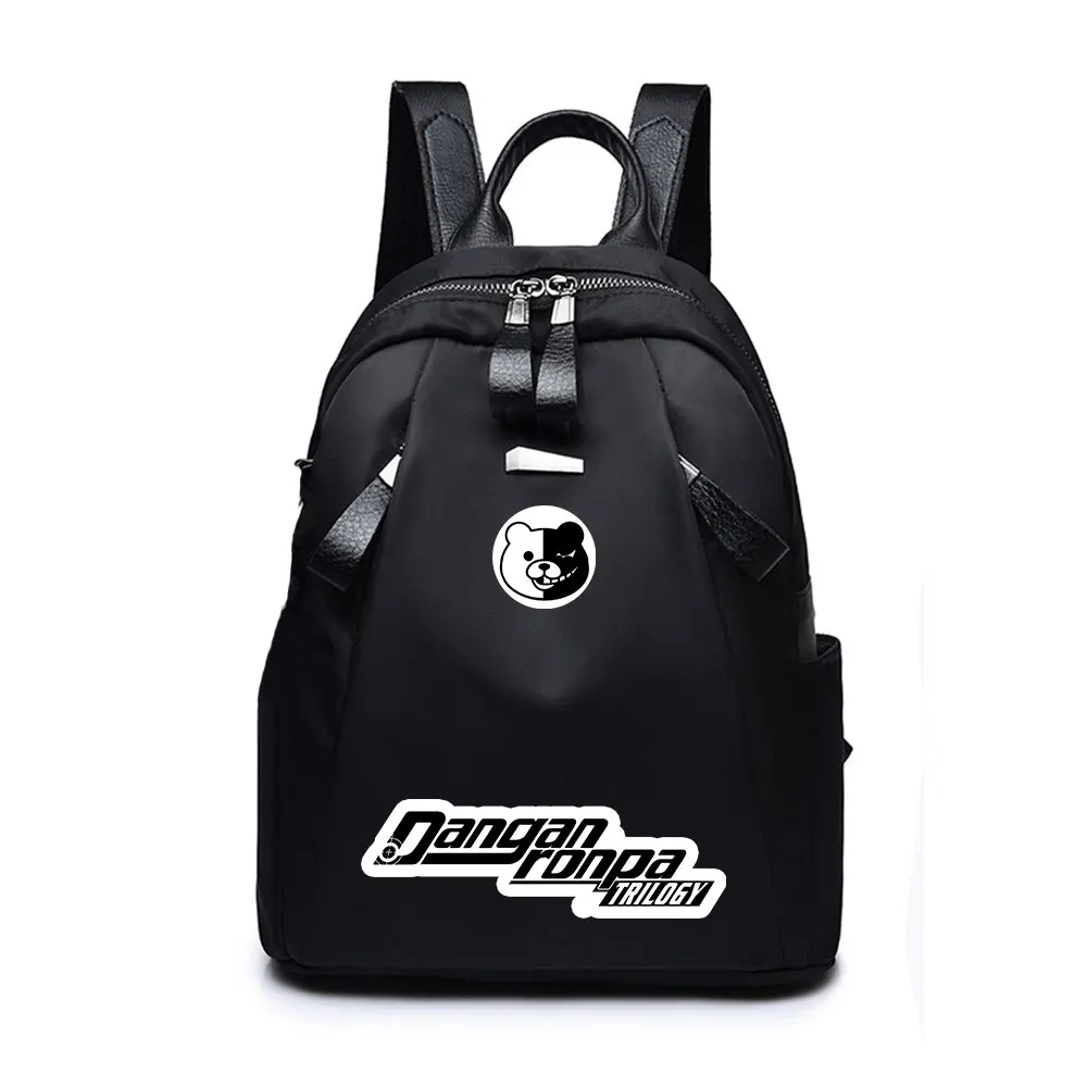 Danganronpa Монокума женский рюкзак Оксфорд закрывающийся на молнию повседневные