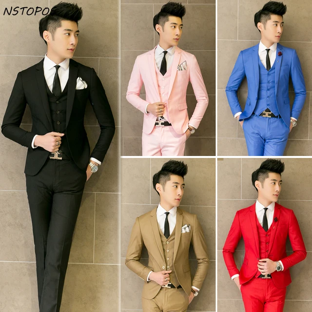 Three Piece Suit Men Wedding Dress Man 2017 New Brand Costume Three Piece Suit Men Wedding Dress Man 2017 New Brand Costume Homme Groom Business Formal Mens