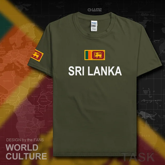 Sri Lanka Lankan men t shirts fashion 2017 jersey nation team 100