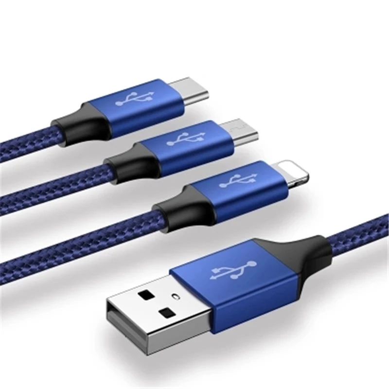 

Mobile data line,three in one,For Iphone, For Android, For Type-c, fast charging,Safe charging,Sturdy and durable,Easy to carry.