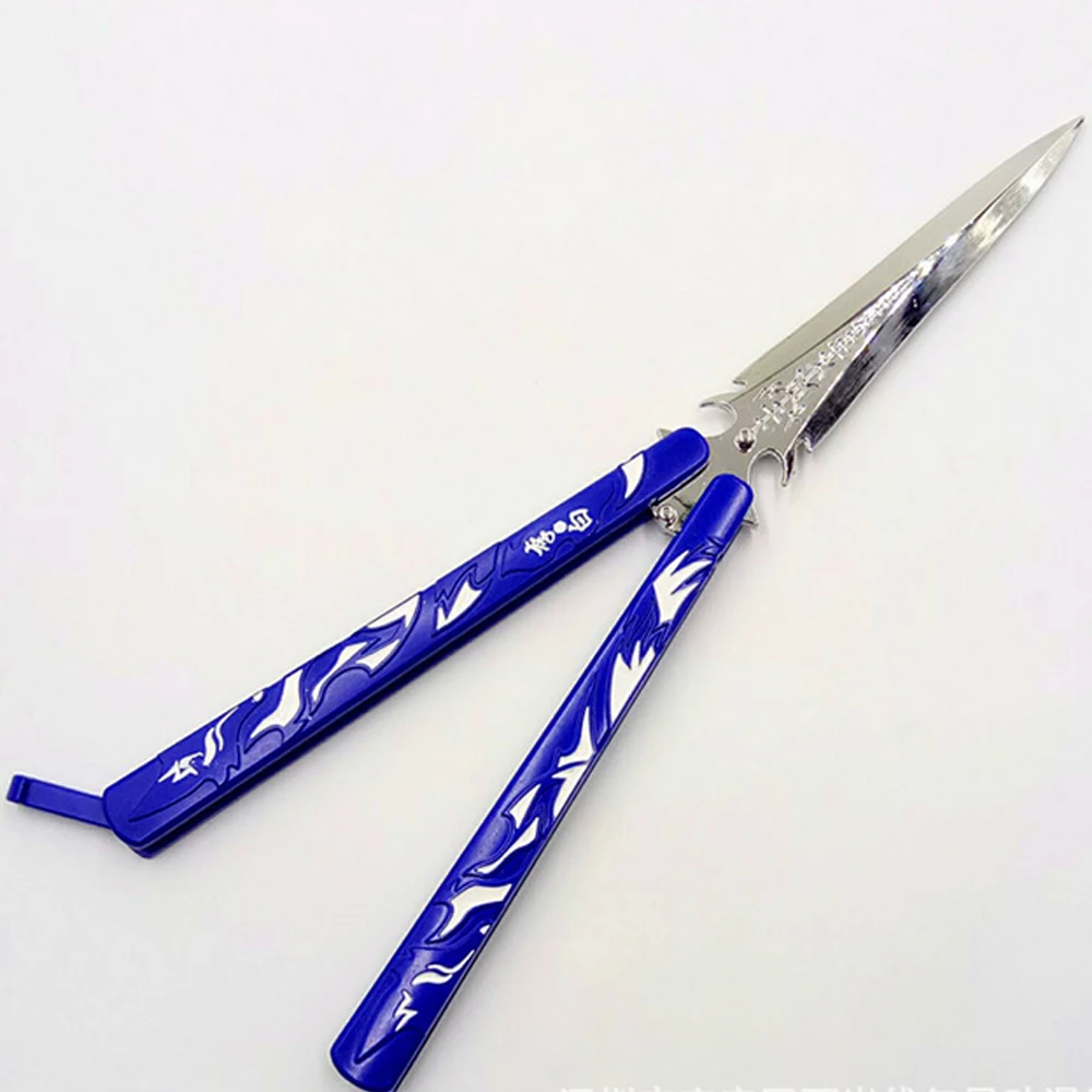 

CSGO Karambit knife cs go Butterfly Knife folding training knife Capitao America multicolor butterflys Bayonet Knife