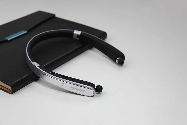 Askmeer спортивные Bluetooth наушники шейные наушники гарнитура Беспроводные свободные складные наушники с микрофоном для iPhone Xiaomi