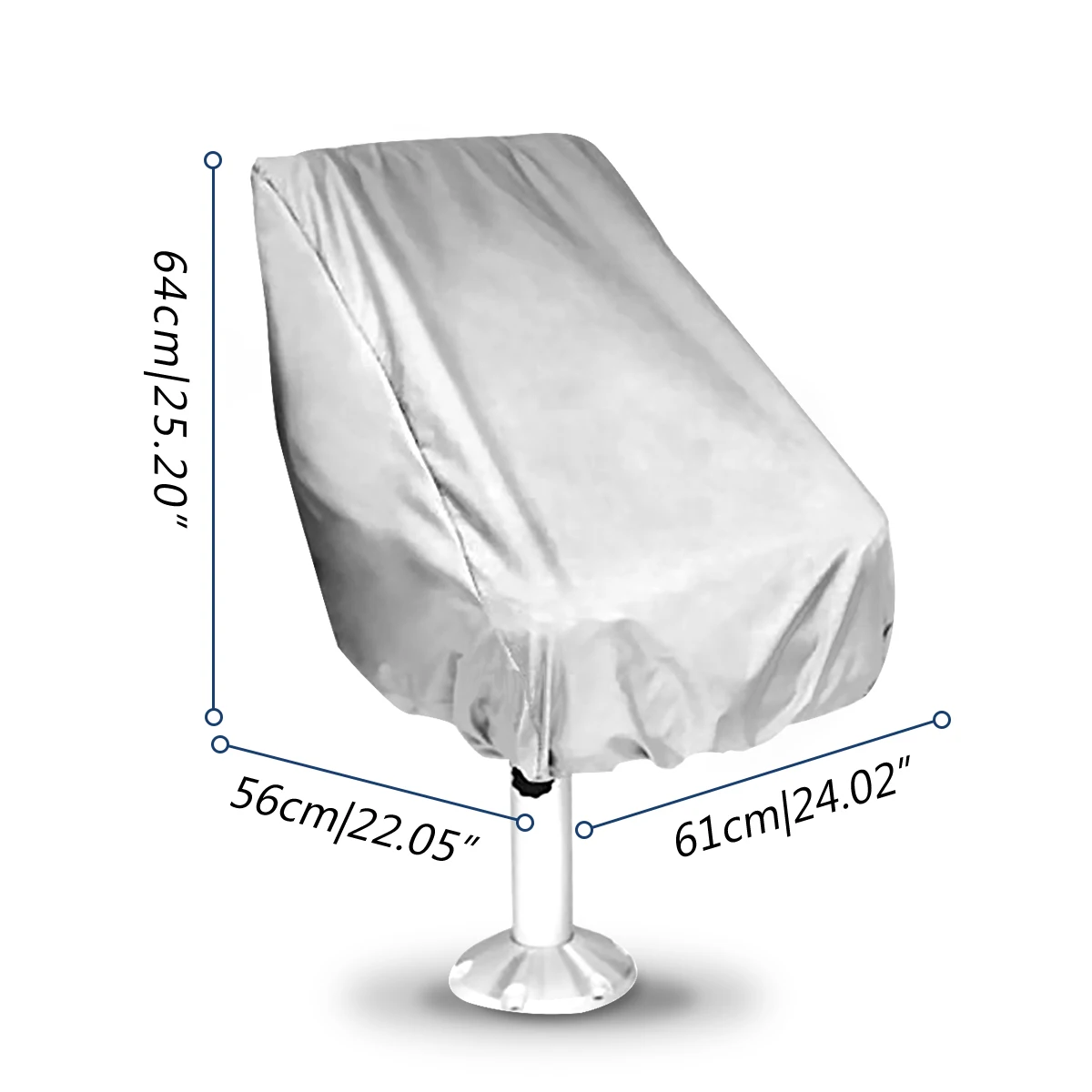 56*61*64 см гребное сиденье крышка Пылезащитный Водонепроницаемый чехол для сиденья эластичное закрытие открытая яхта корабль Лифт вращающийся стул/стол мебель крышка