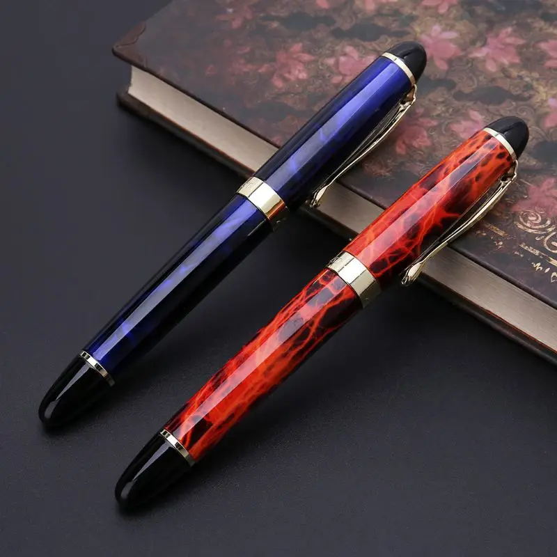 Jinhao X450 Luxury Men's Fountain Pen Business Student 0.5mm Extra Fine Nib Calligraphy Office Supply Writing Tool