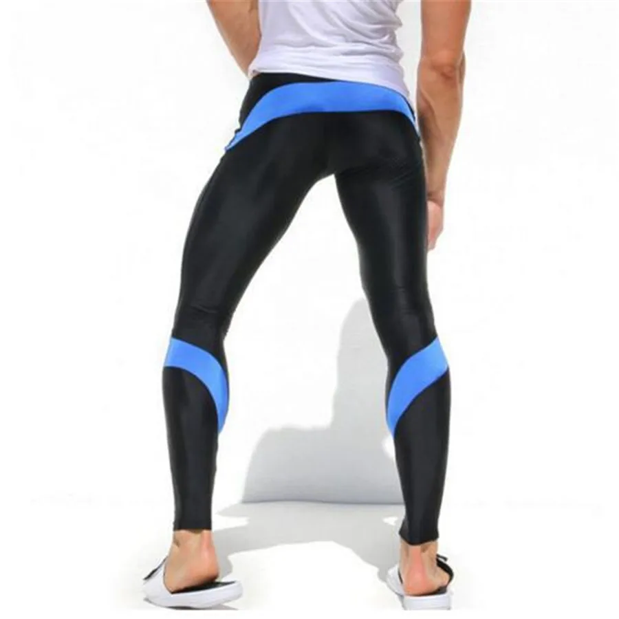 Men Sweatpants Stretch Leggings Tights Skinny Pants Running Jogging Fitness Gym Workout Athletic Pants Trousers for Male
