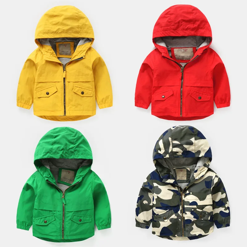 

Spring Autumn Jackets for Boy Coat Bomber Jacket Army Green Boy's Windbreaker Jacket letter Print Kids Children Jacket